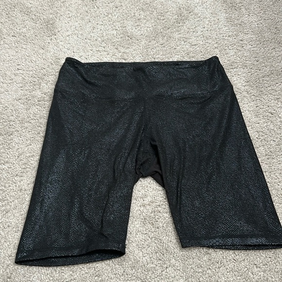 Foil print bike shorts - Picture 1 of 5
